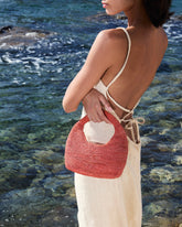Raffia Halfmoon Bag |