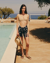 Sarong Arielle in Cotone Shibori |