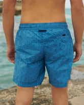 Printed Bandana Patchworks Swim Shorts |