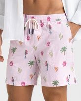 Printed Nylon Swim Shorts |