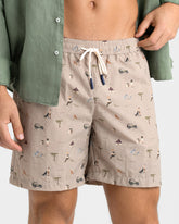 Printed Nylon Swim Shorts |