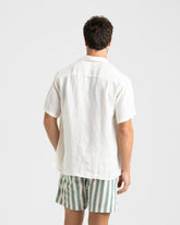 Printed Macro Stripes Swim Shorts |