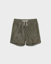 Recycled Polyester And Linen Blend Swim Shorts |