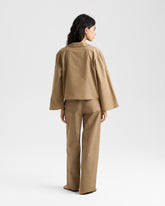 Cotton Popeline Azzurra Trousers |