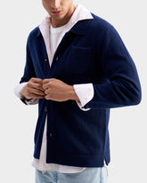 Cashmere Blend Carmel Overshirt |