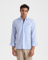 Cotton Seersucker Panama Shirt |