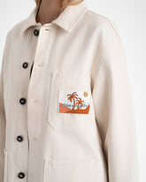 Overshirt Ventana in Twill di Cotone Grezzo |