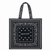 TOTE BAG XL BLUE BANDANA |