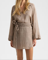 Gonna Estrella in Lino e Nylon |