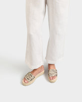 Slides a Fascia in Rafia Zebra |