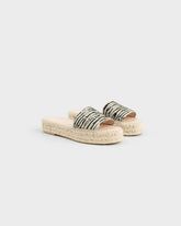 Slides a Fascia in Rafia Zebra |
