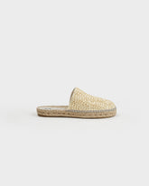 Sabot Chunky in Rafia Intrecciata |