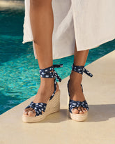 Espadrillas con Zeppa in Seta |