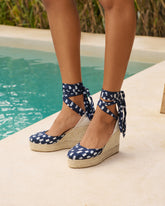 Espadrillas con Zeppa in Seta |
