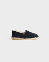 Espadrillas in Pelle Scamosciata con Punta Quadrata |