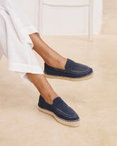 Mocassini Espadrillas in Pelle Scamosciata |