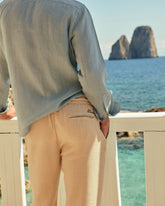 Camicia Panama in Lino Tinto Capo |