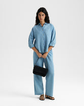 Linen Blend Chambray Belem Trousers |