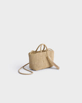 Borsa Edward Mini in Pelle Intrecciata |