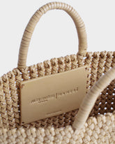 Borsa Edward Mini in Pelle Intrecciata |