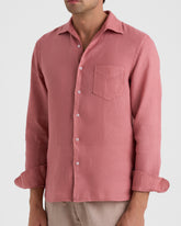 Camicia Panama In Lino Tinto Capo |