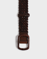 Cintura in Pelle Intrecciata |