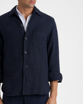 Woven Linen Montauk Overshirt |