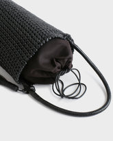 Borsa a Secchiello in Pelle Intrecciata |