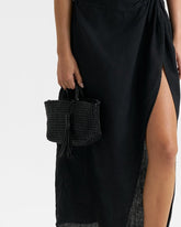 Borsa Edward Mini in Pelle Intrecciata |