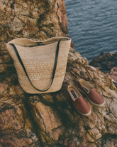 Borsa Cassie in Rafia Naturale |