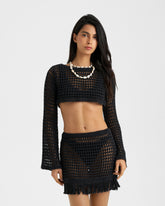 Top Giglio in Cotone Crochet |