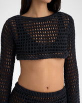 Top Giglio in Cotone Crochet |