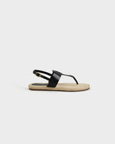 Sandali Sophia a Infradito<br />in Pelle e Iuta |
