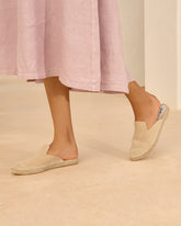 Suede Mules |