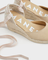 Suede Low Wedge Espadrilles |
