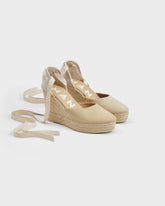 Suede Wedge Espadrilles |