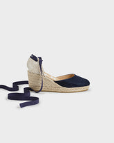 Suede Low Wedge Espadrilles |
