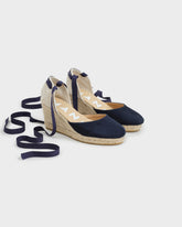 Suede Low Wedge Espadrilles |