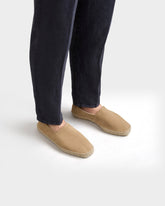 Suede Squared Toe Espadrilles |