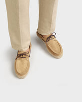 Scarpe da Barca Espadrillas in Pelle Scamosciata |