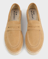 Mocassini Espadrillas in Pelle Scamosciata |