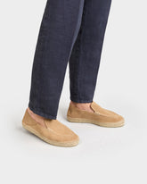 Mocassini Espadrillas Traveler in Pelle Scamosciata |