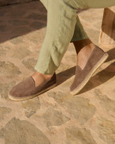Espadrillas in Pelle Scamosciata |