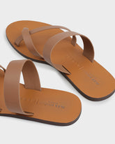 Mia Slide Leather Sandals |