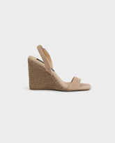 Diana Soft Suede Slingback Open-Toe Wedge Espadrilles |