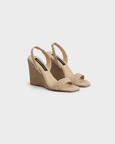 Diana Soft Suede Slingback Open-Toe Wedge Espadrilles |