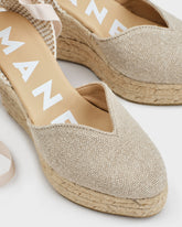 Organic Hemp Heart-Shaped Wedge Espadrilles |