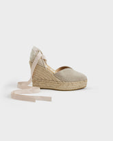 Organic Hemp Heart-Shaped Wedge Espadrilles |