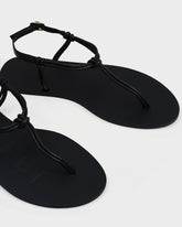 Leather Knot Thong Sandals |
