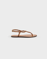 Leather Knot Thong Sandals |
